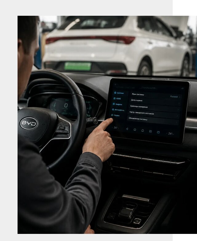 Русификация BYD E2 в Новоуральске от 15210 р. | ФастМобиль-Нву под ключ